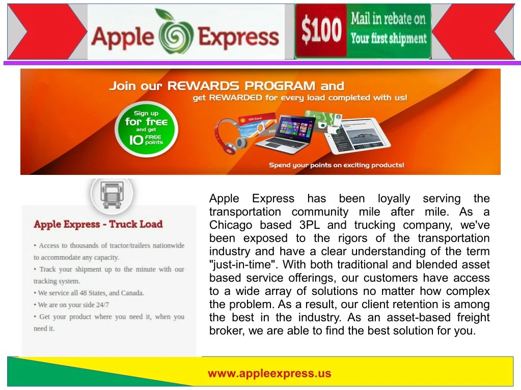 apple express has been loyally serving