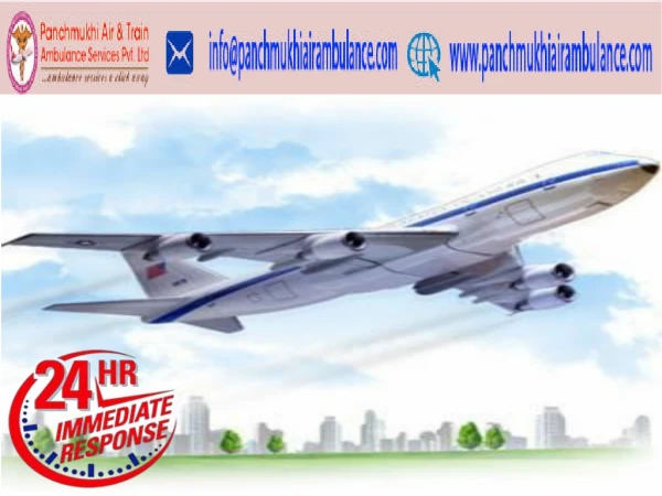 Avail Panchmukhi Air Ambulance Service from Kolkata and Guwahati at Reasonable Fare