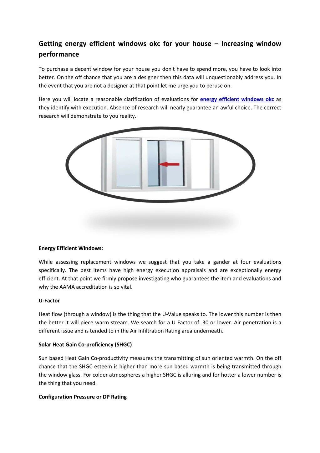 getting energy efficient windows okc for your