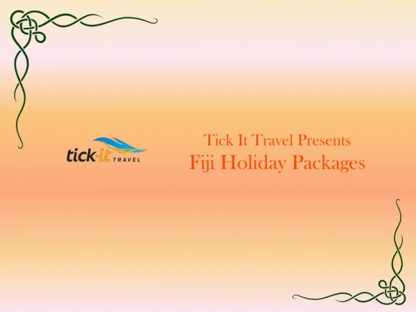 Best Fiji Tour Packages 2018 from Melbourne