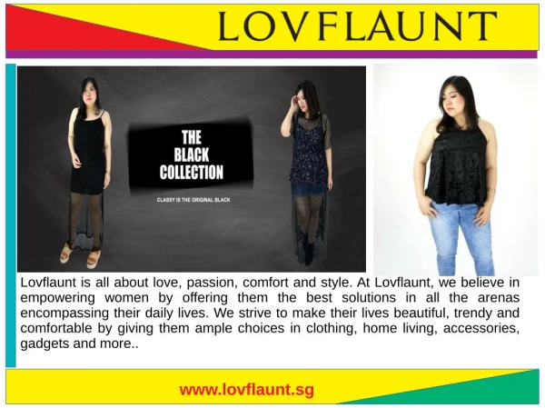 Fashion Plus Size Clothes For Women Singapore- Lovflaunt and LOVFLAUNT
