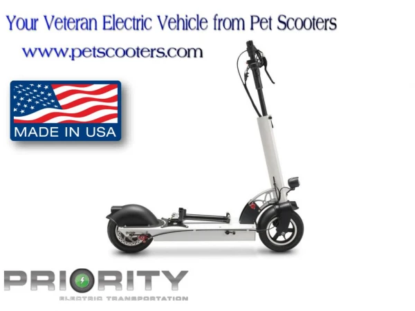 Your Veteran Electric Vehicle from Pet Scooters