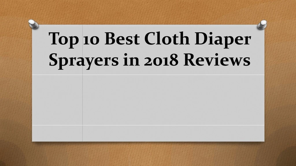 top 10 best cloth diaper sprayers in 2018 reviews