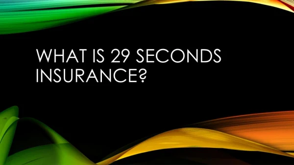 29 Seconds Insurance Brokers
