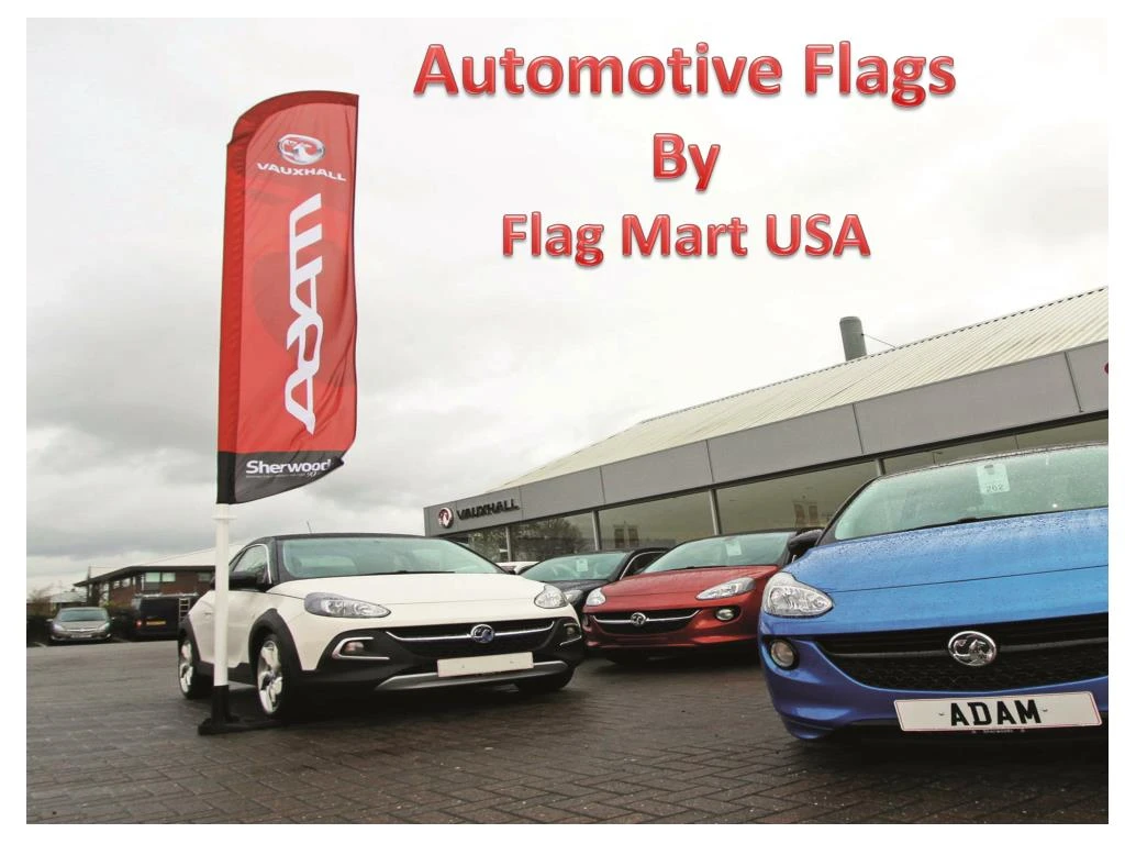 automotive flags