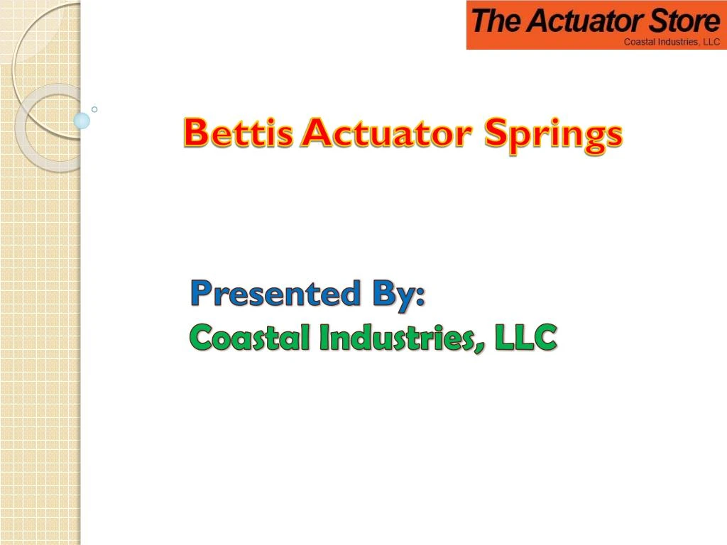 bettis actuator springs