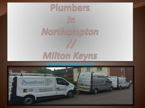 Plumbers In Northampton