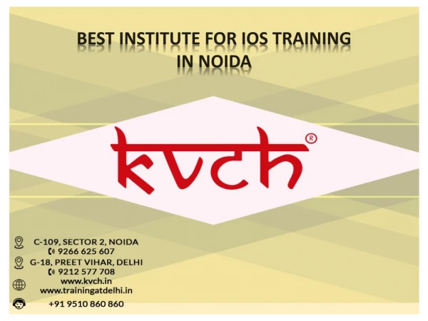 IOS training course in Noida