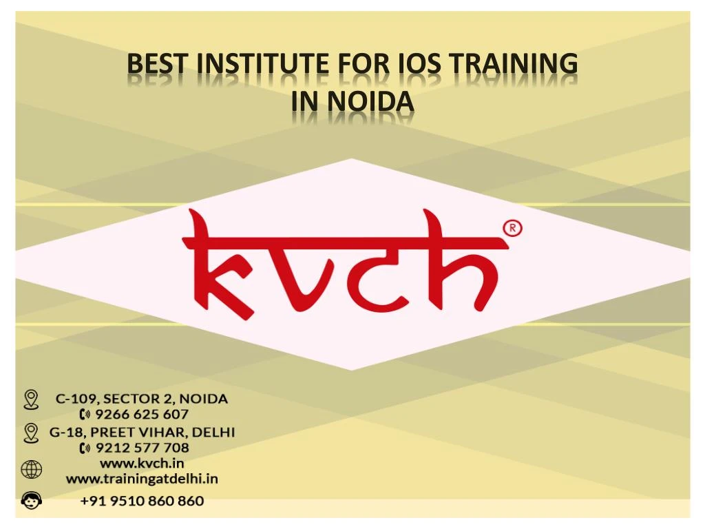 best institute for ios training in noida
