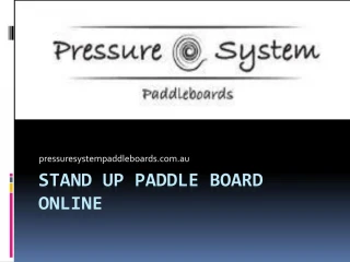 Stand up paddle board online - slide 1