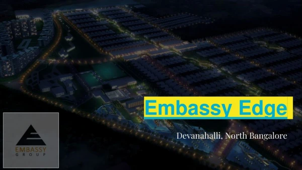 Embassy Edge at Devanahalli Bangalore North