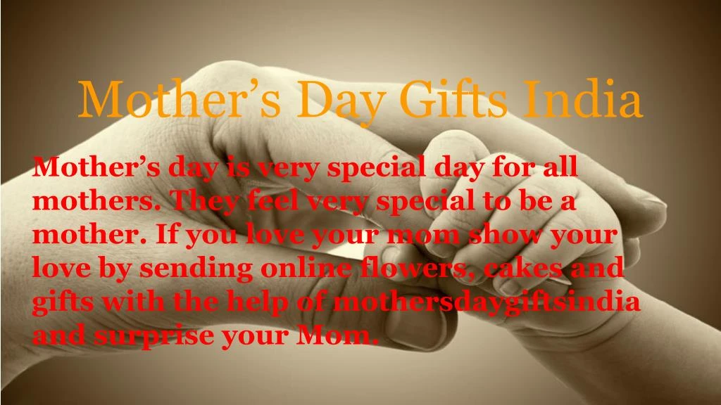 mother s day gifts india