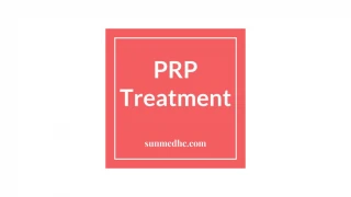 PRP treatment - slide 1