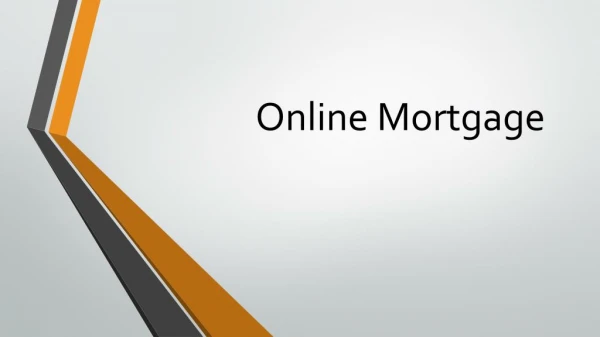 Online Mortgage