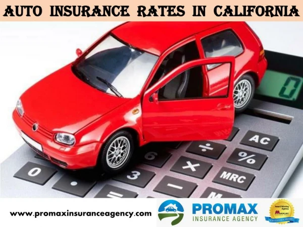 auto insurance rates in California