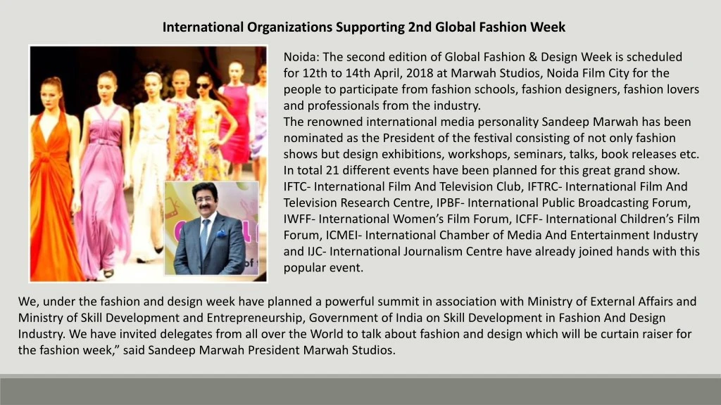 international organizations supporting 2nd global