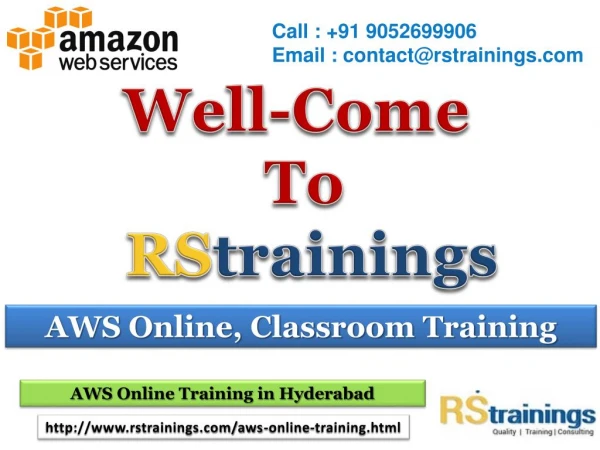 AWS Online Training In Hyderabad