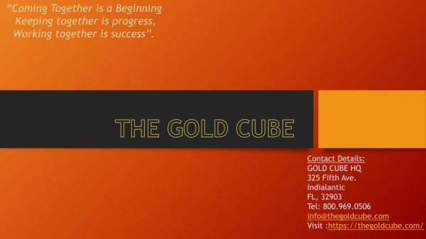 The GoldCube ATM| Indialantic