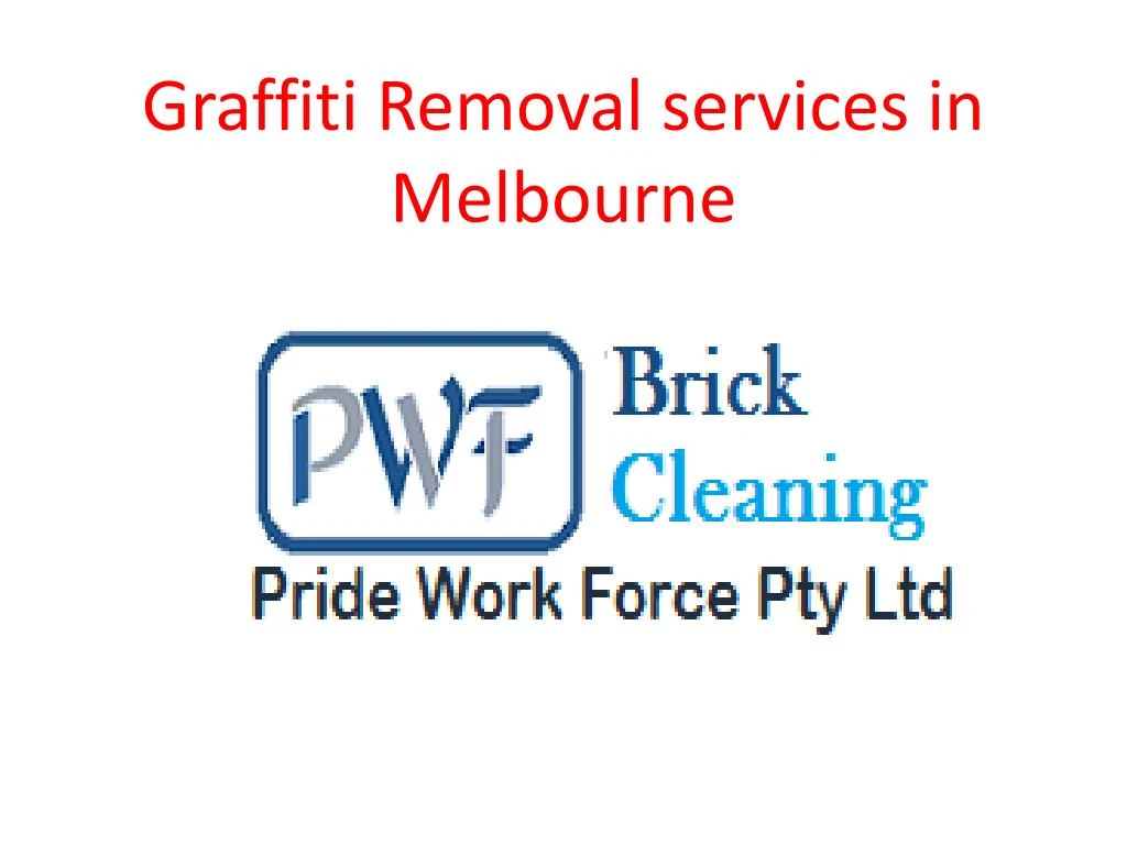 graffiti removal services in melbourne