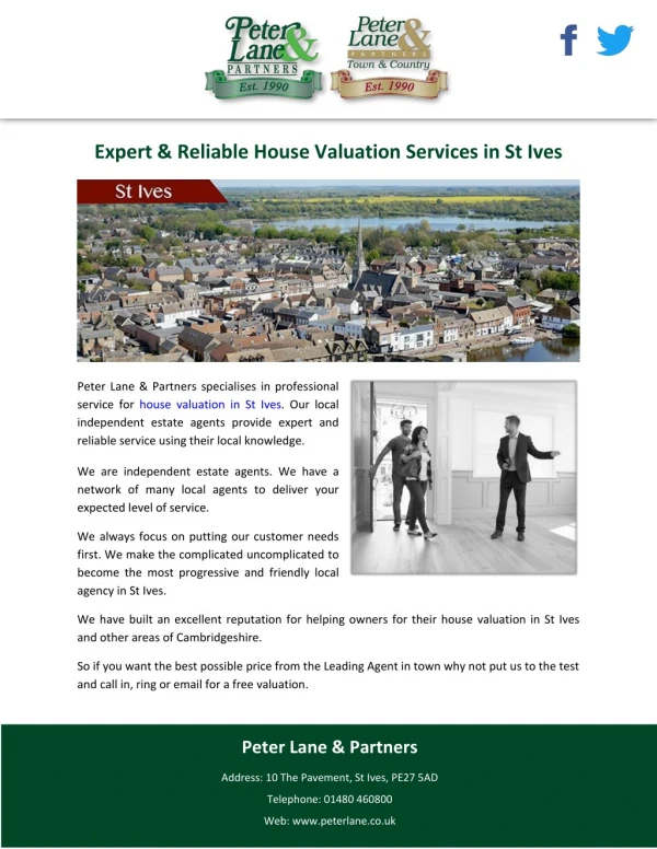 Expert & Reliable House Valuation Services in St Ives
