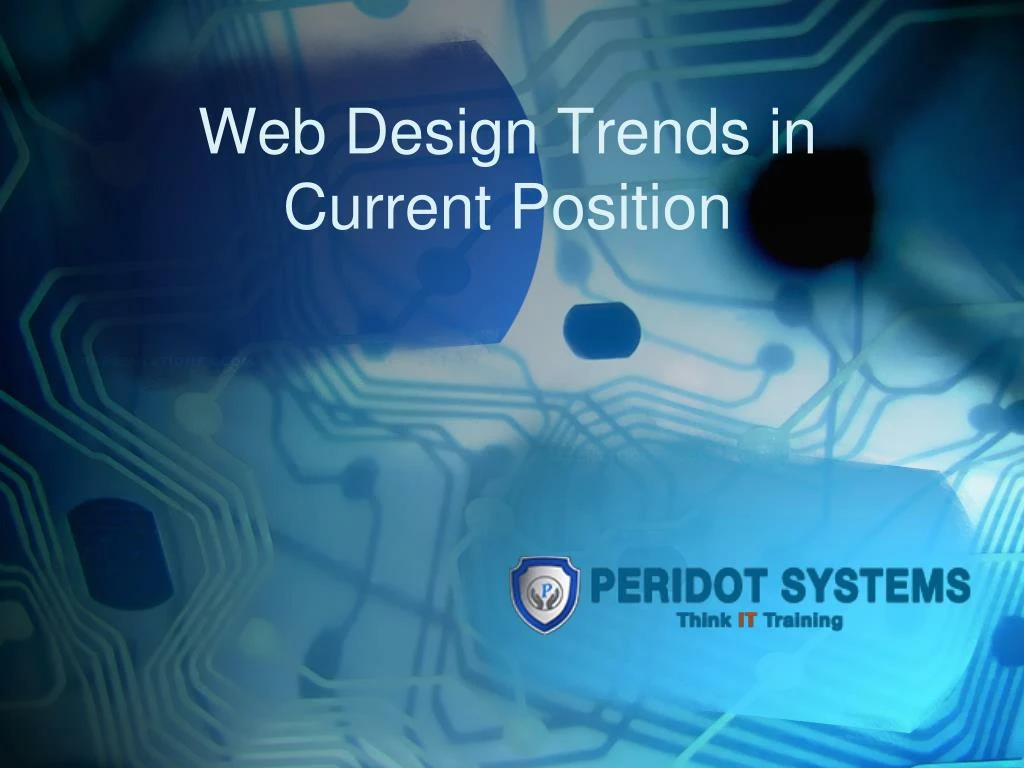 web design trends in current position