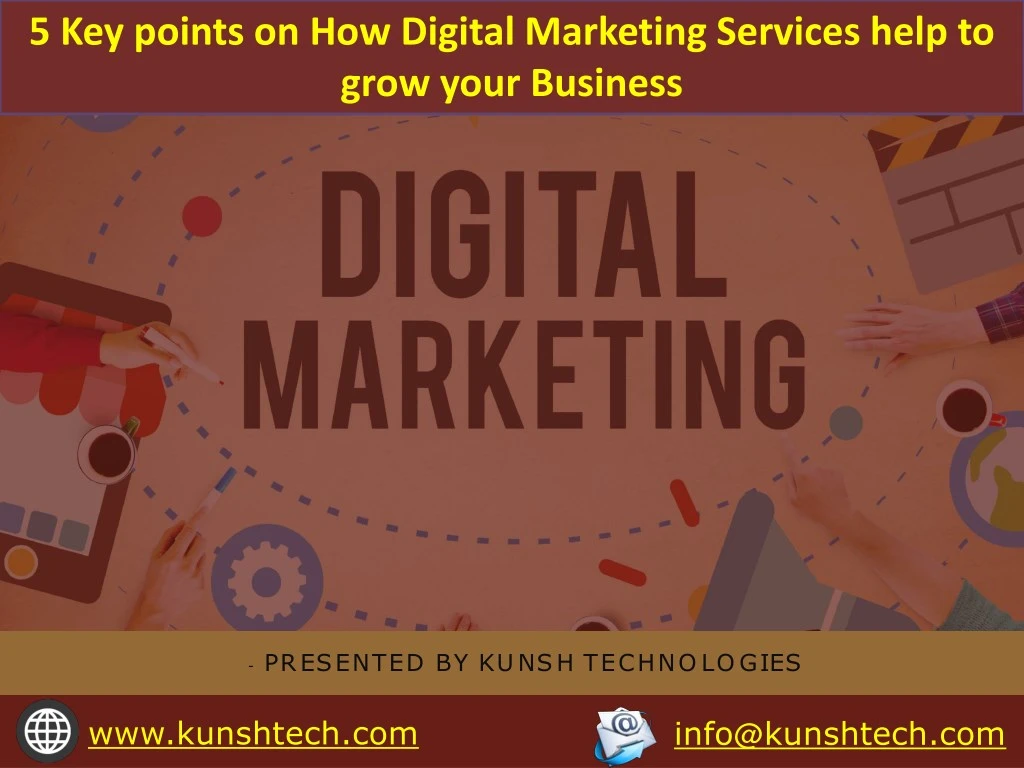 5 key points on how digital marketing services