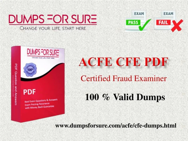 ACFE CFE Braindumps With 100% Passing Guarantee