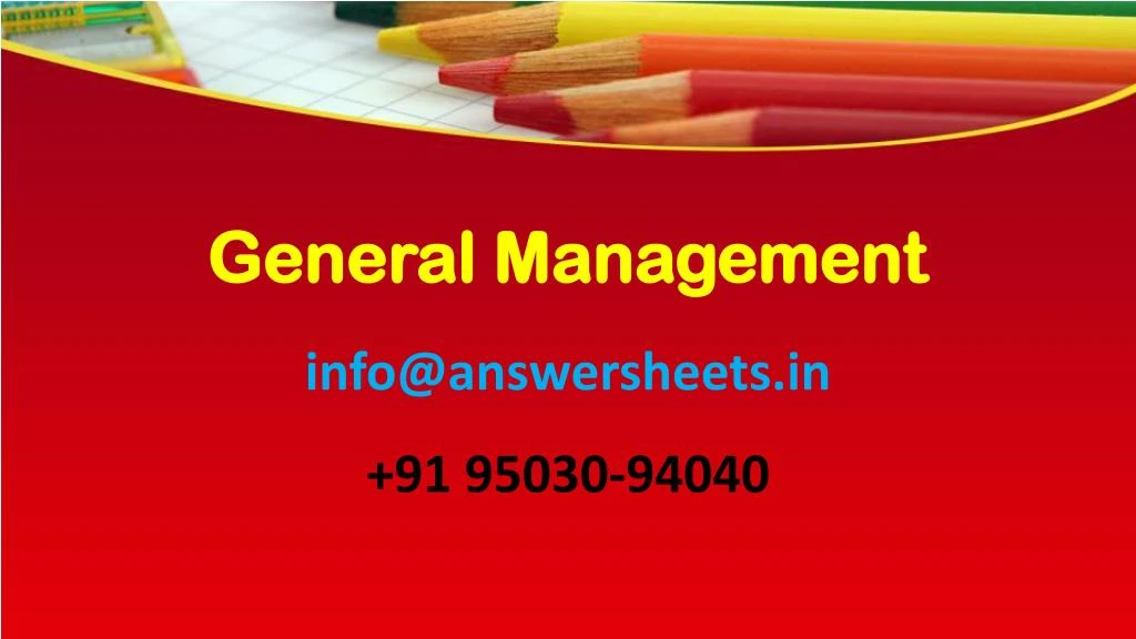 general management info@answersheets in 91 95030 94040