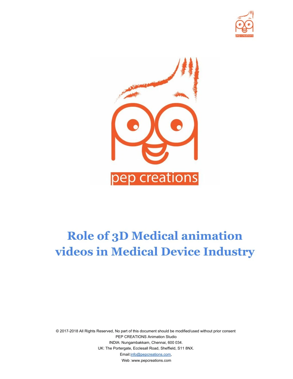 role of 3d medical animation videos in medical