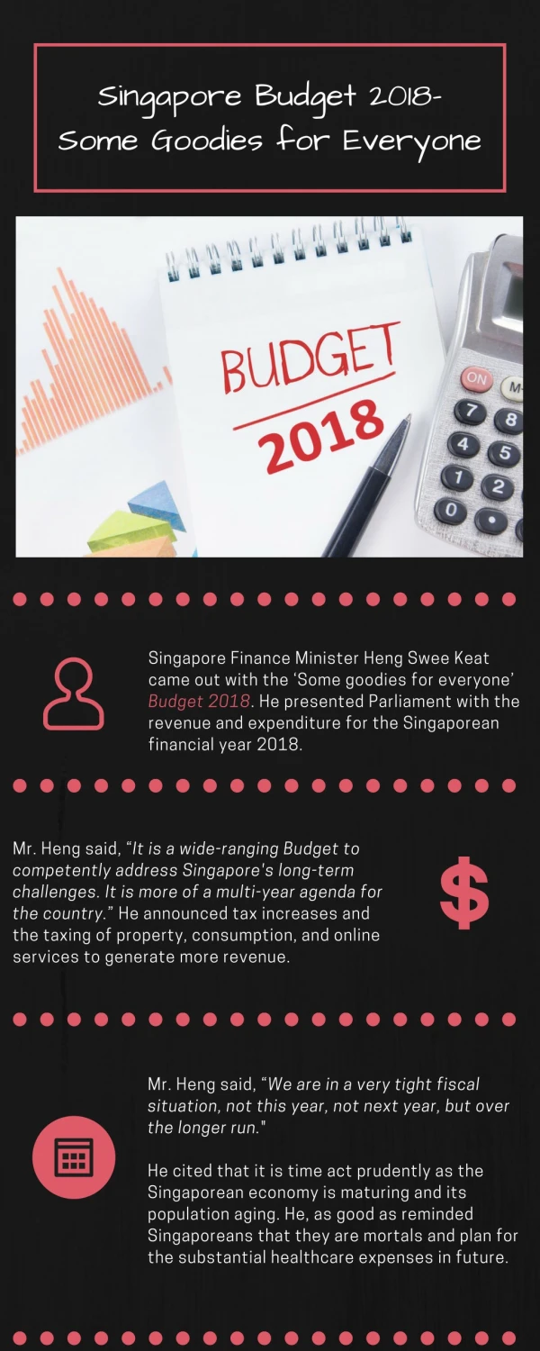 Singapore budget 2018 some goodies for everyone: (PDF)