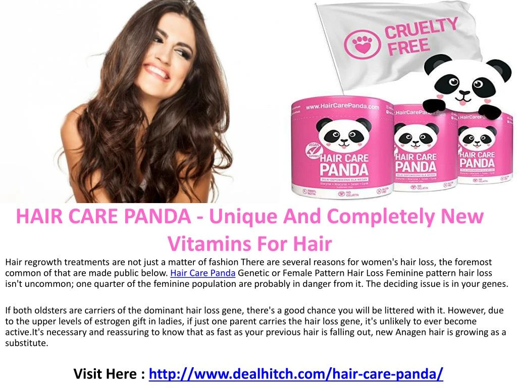 hair care panda unique and completely new vitamins for hair