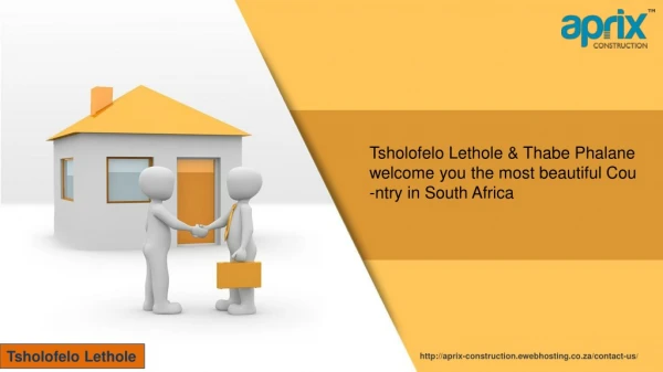 Tsholofelo Lethole & Thabe Phalane welcome you the most beautiful Country in South Africa