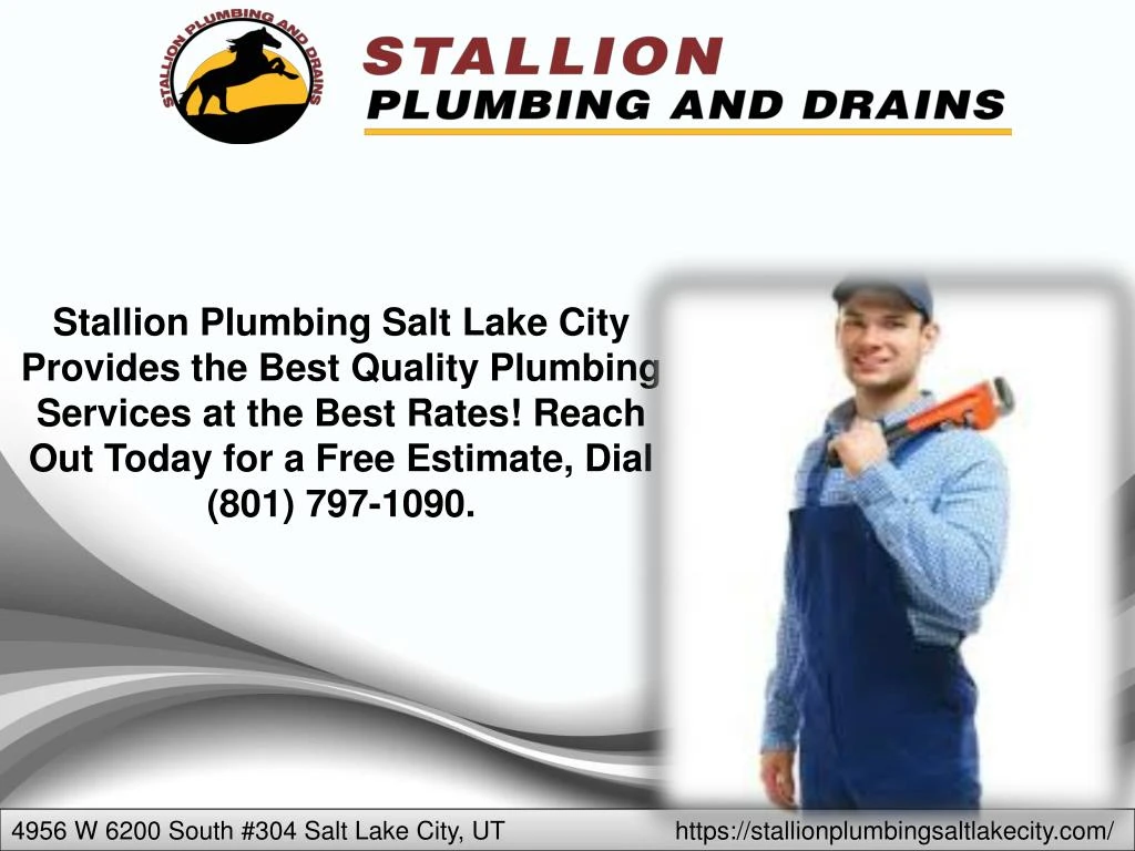 stallion plumbing salt lake city provides