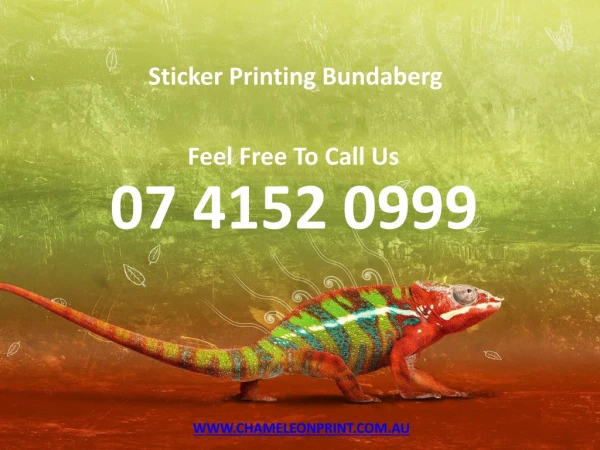 Sticker Printing Bundaberg