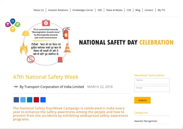 47th National Safety Week
