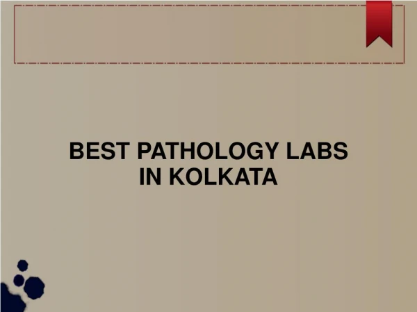 Lipid Profile Test in Kolkata