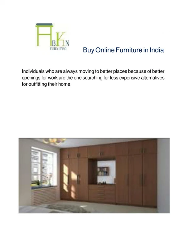 wooden furniture online shopping in Mumbai