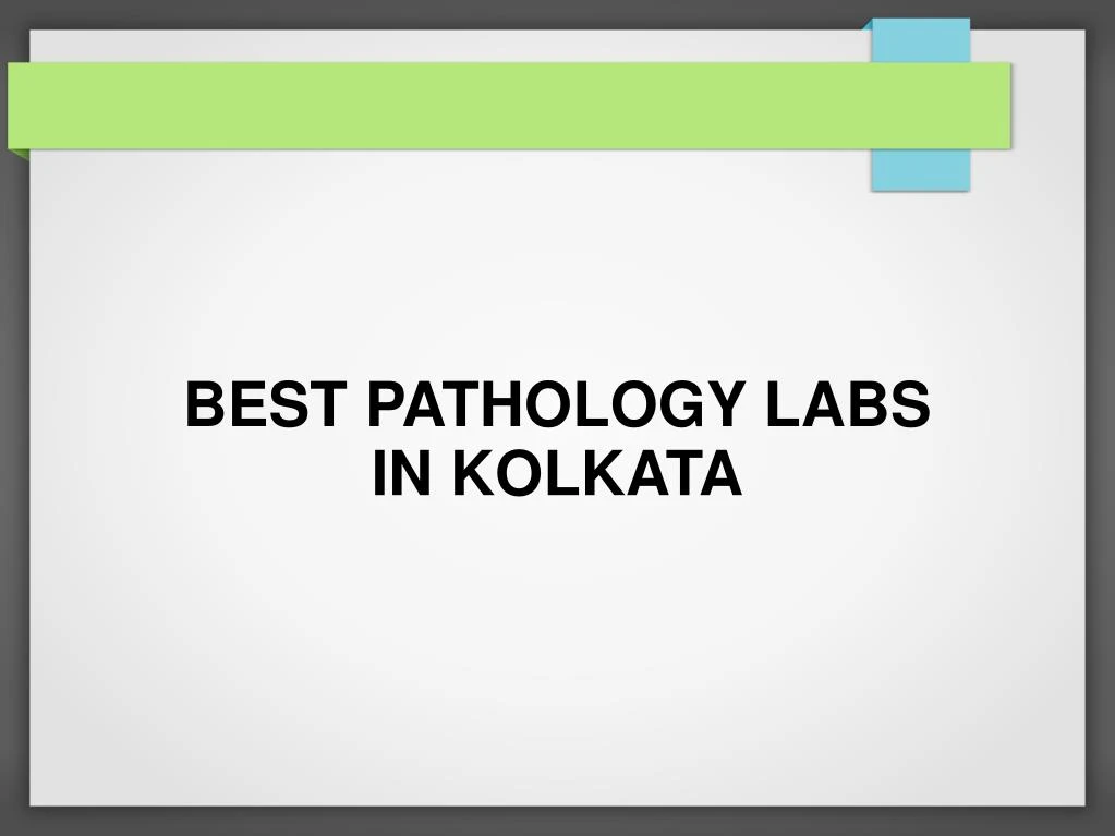 best pathology labs in kolkata