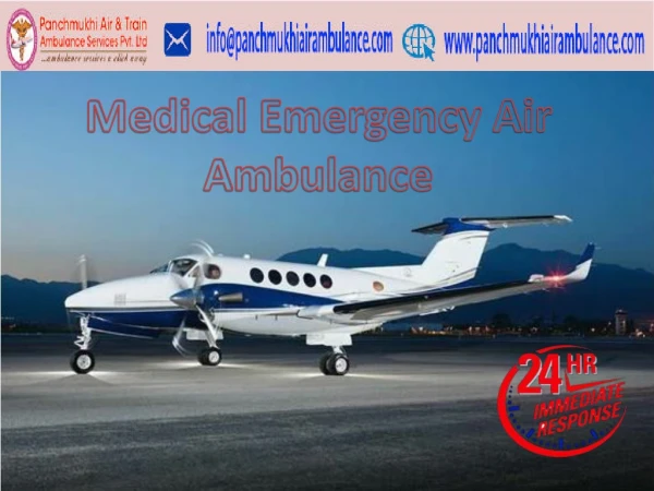 Avail Hi-Tech and Emergency Medical Support Air Ambulance Service in Ranchi and Silchar