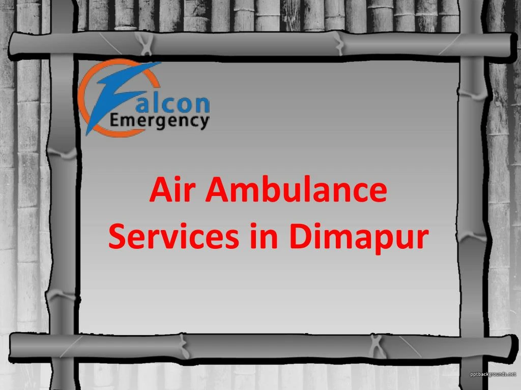 air ambulance services in dimapur