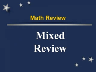 Math Review - slide 1