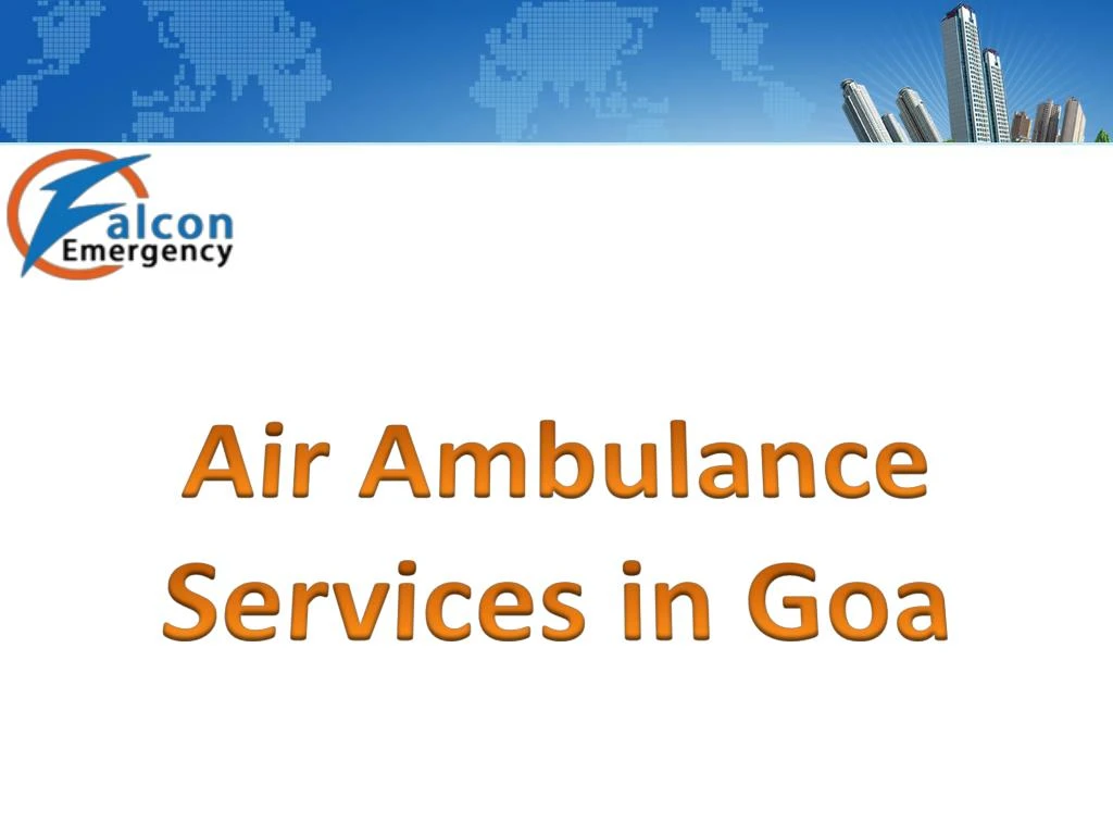 air ambulance services in goa