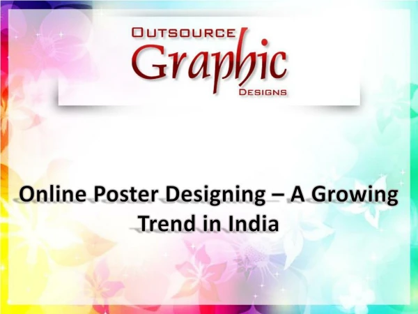 Online Poster Designing – A Growing Trend in India