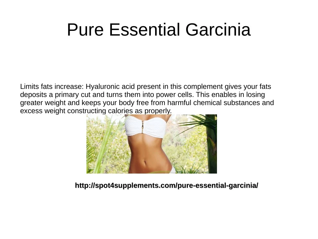 pure essential garcinia