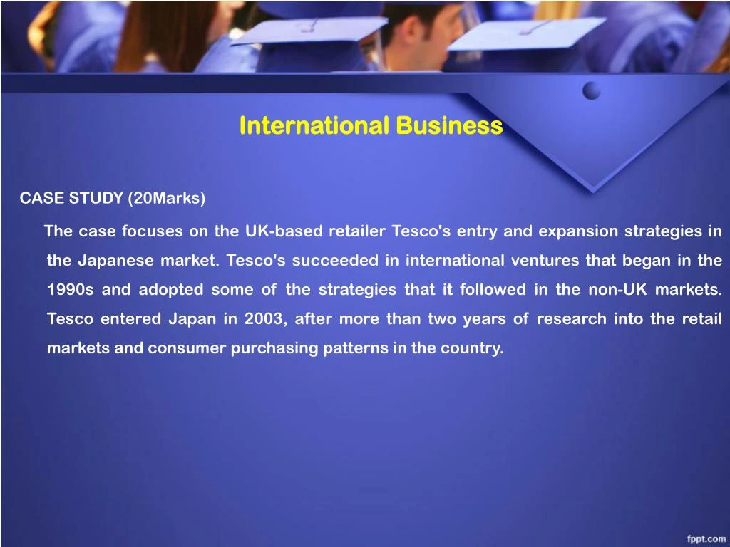 international business case study 20marks