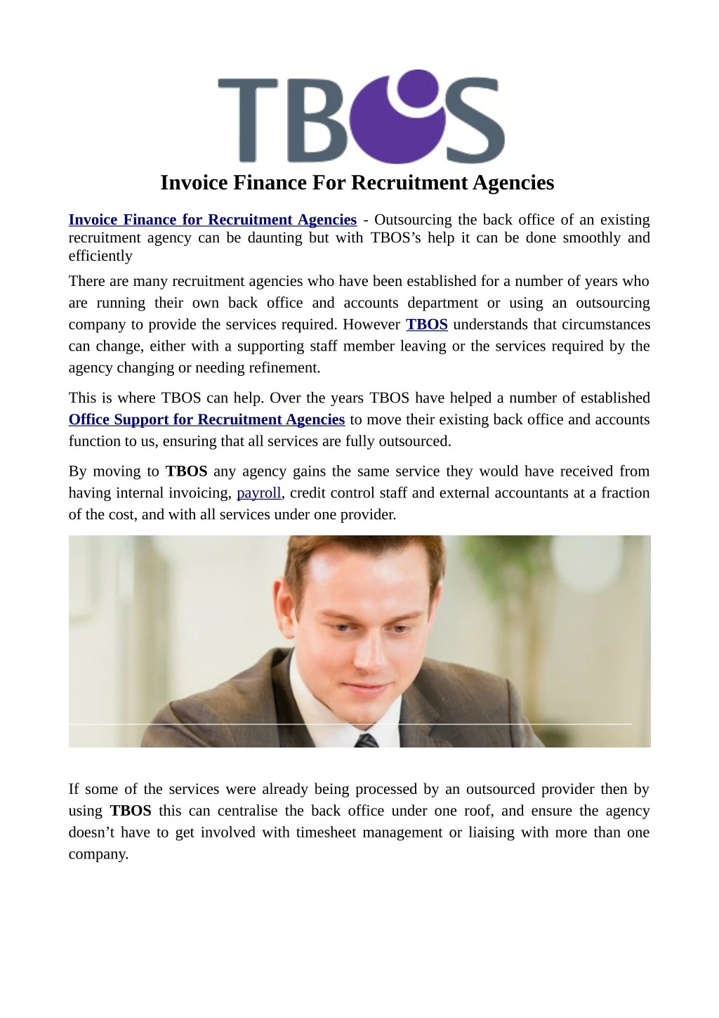 invoice finance for recruitment agencies