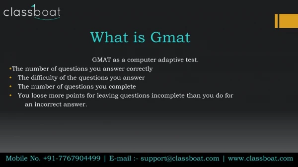 Gmat classes in pune