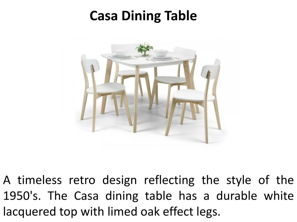 casa dining table
