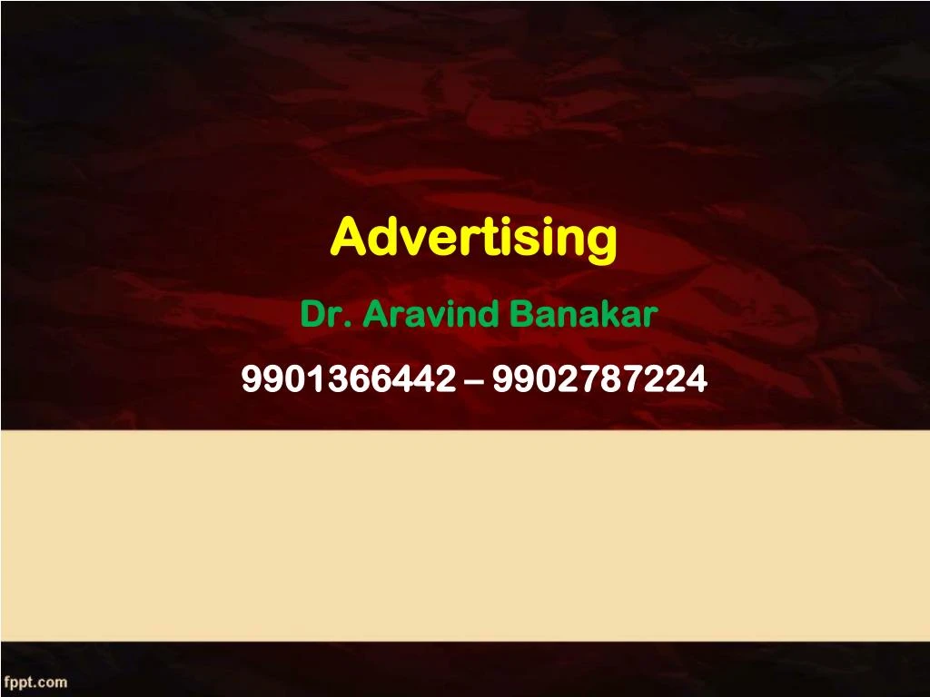 advertising dr aravind banakar 9901366442 9902787224