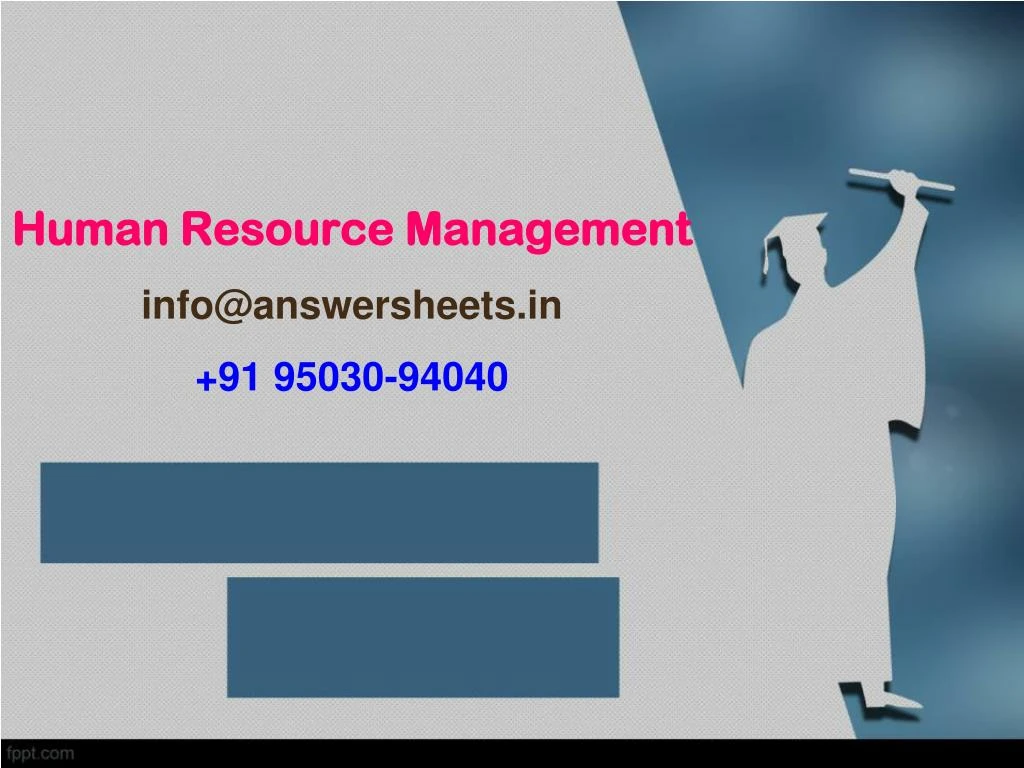 human resource management info@answersheets in 91 95030 94040